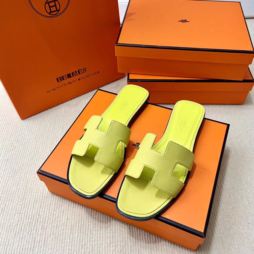 에르메스 올수공 오란 슬리퍼 샌들 앱송 54